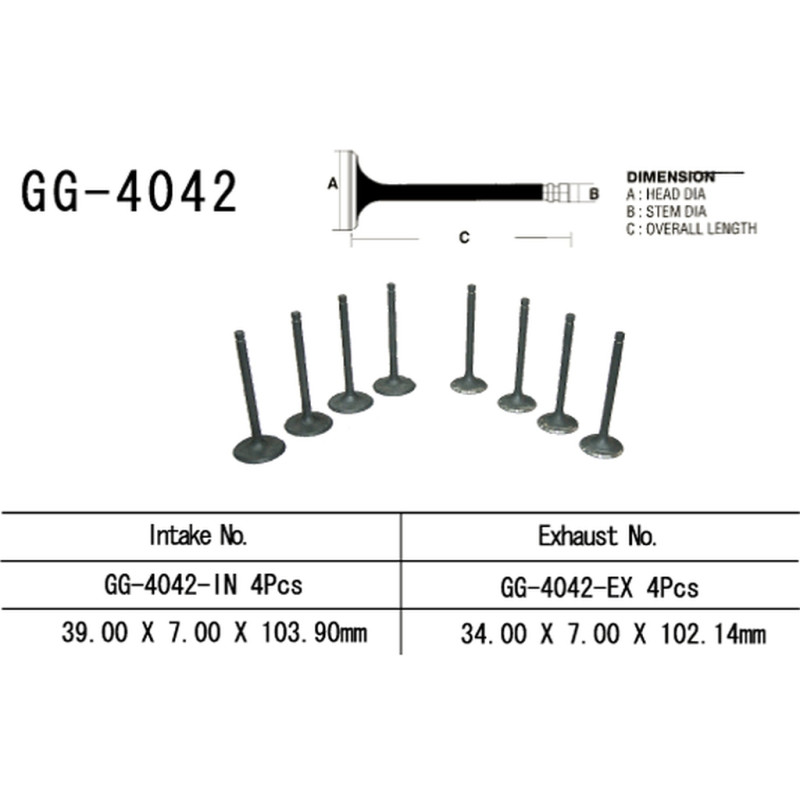 VESRAH ZAWÓR WYDECHOWY KAWASAKI ZR 1100 ZEPHYR (OEM: 12005-1179) (1SZT.) (MADE IN JAPAN) VESRAH ZAWÓR WYDECHOWY KAWASAKI ZR 1100 ZEPHYR (OEM: 12005-1179) (1SZT.) (MADE IN JAPAN)