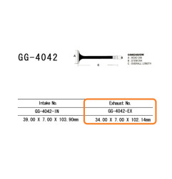 VESRAH ZAWÓR WYDECHOWY KAWASAKI ZR 1100 ZEPHYR (OEM: 12005-1179) (1SZT.) (MADE IN JAPAN)
