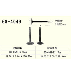 VESRAH ZAWÓR WYDECHOWY KAWASAKI KVF 360 '03-'13 (1 NA POJAZD) (OEM: 12005-1326) (1SZT.) (MADE IN JAPAN)