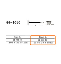 VESRAH ZAWÓR WYDECHOWY KAWASAKI KVF 650/700/750 '02-'17 (OEM: 12004-1155) (1SZT.) (MADE IN JAPAN)