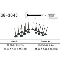 VESRAH ZAWÓR WYDECHOWY SUZUKI GSXR 750 '00-03, GSXR 1000 '01-04' (OEM: 12912-35F00) (1SZT.) (MADE IN JAPAN)