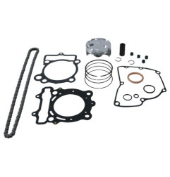 VERTEX ZESTAW NAPRAWCZY GÓRY SILNIKA SUZUKI RMZ 250 16-24 ( TŁOK 24122B, USZCZELKI TOP-END, ŁAŃCUSZEK ROZRZĄDU )