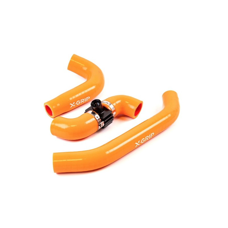 X-GRIP SILIKONOWE WĘŻE/PRZEWODY CHŁODNICY KTM 250-300,EXC TBI,XC-W TBI '24-, SX,XC '23-, HUSQVARNA 250-300,TE '24-, TC