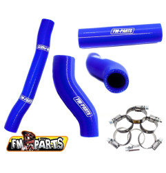 FM-PARTS SILIKONOWE WĘŻE/PRZEWODY CHŁODNICY KTM / HUSQVARNA 250/300 '17-'19 KOLOR NIEBIESKI