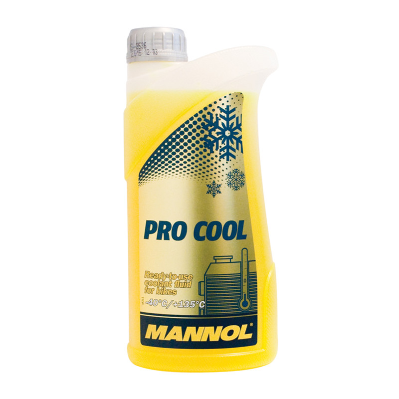 MANNOL PŁYN DO CHŁODNIC PRO COOL 1L MOTOCYKLOWY (-40ST.C/+135ST.C) GOTOWY DO UŻYCIA (960) MANNOL PŁYN DO CHŁODNIC PRO COOL 1L MOTOCYKLOWY (-40ST.C/+135ST.C) GOTOWY DO UŻYCIA (960)