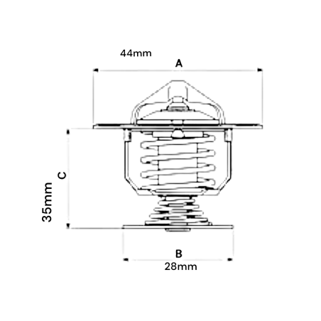 TERMOSTAT UKŁADU CHŁODZENIA KYMCO