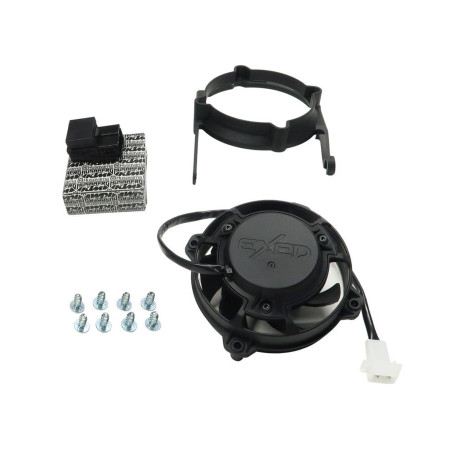 FM-PARTS ZESTAW WENTYLATORA CHŁODNICY KOMPLETNY PASUJE DO KTM / HUSQVARNA / GAS GAS '17-'23 (EXED)