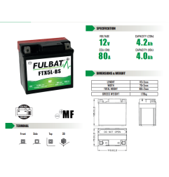 AKUMULATOR BEZOBSŁUGOWY FULBAT FTX5L-BS