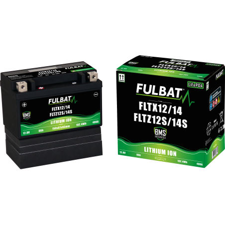 AKUMULATOR LITOWO-JONOWY BEZOBSŁUGOWY LIFEPO4 FULBAT FLTX12/14 / FLTZ12S/14S