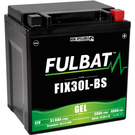 AKUMULATOR ŻELOWY BEZOBSŁUGOWY FULBAT FIX30L-BS