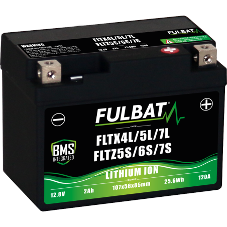AKUMULATOR LITOWO-JONOWY BEZOBSŁUGOWY LIFEPO4 FULBAT FLTX4L/5L/7L - FLTZ5S/6S/7S