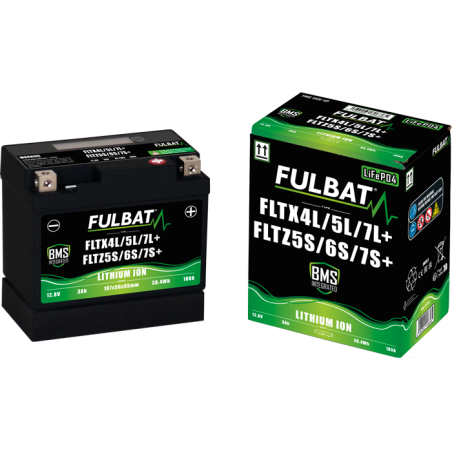 AKUMULATOR LITOWO-JONOWY BEZOBSŁUGOWY LIFEPO4 FULBAT FLTX4L/5L/7L+ - FLTZ5S/6S/7S+