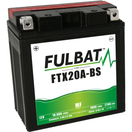 AKUMULATOR ŻELOWY BEZOBSŁUGOWY FULBAT FTX20A-BS /YTX20A-BS