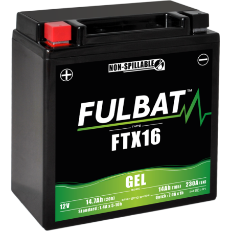 AKUMULATOR ŻELOWY BEZOBSŁUGOWY FULBAT FTX16