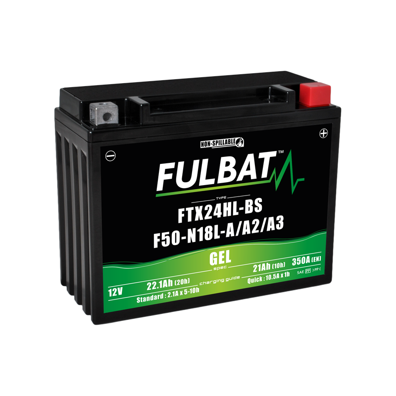 AKUMULATOR ŻELOWY BEZOBSŁUGOWY FULBAT FTX24HL-BS/F50-N18L-A/A2/A3 AKUMULATOR ŻELOWY BEZOBSŁUGOWY FULBAT FTX24HL-BS/F50-N18L-A/A2/A3