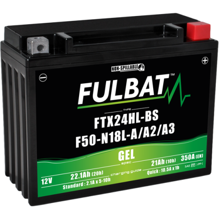 AKUMULATOR ŻELOWY BEZOBSŁUGOWY FULBAT FTX24HL-BS/F50-N18L-A/A2/A3
