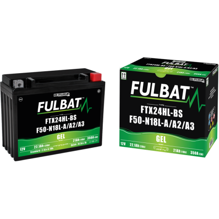 AKUMULATOR ŻELOWY BEZOBSŁUGOWY FULBAT FTX24HL-BS/F50-N18L-A/A2/A3