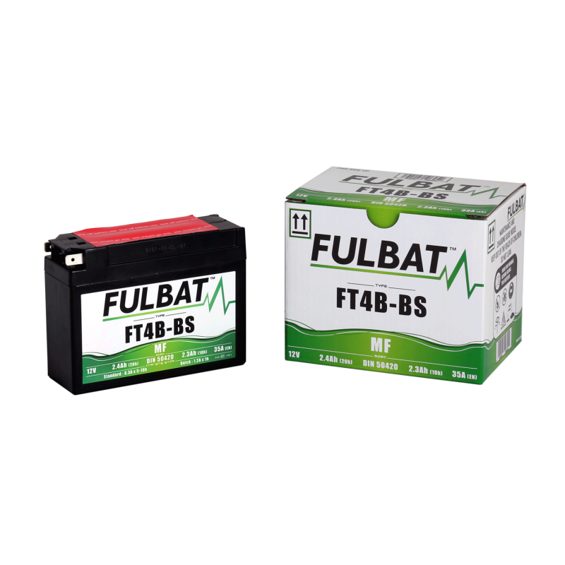 Akumulator FULBAT FUL MF - FT4B-BS / YT4B-BS (suchy, bezobsługowy, kwas w zestawie)
