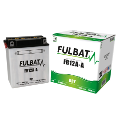 Akumulator FULBAT FUL DRY - FB12A-A / YB12A-A (suchy, obsługowy, kwas w zestawie)