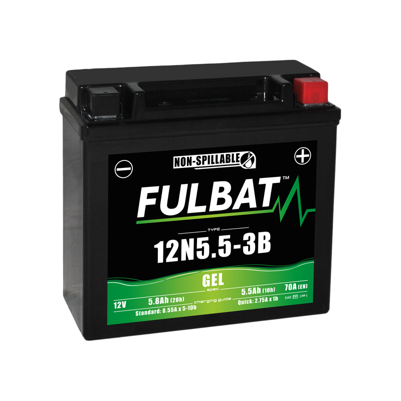 Akumulator FULBAT FUL GEL - 12N5.5-3B (Żelowy, bezobsługowy) Akumulator FULBAT FUL GEL - 12N5.5-3B (Żelowy, bezobsługowy)