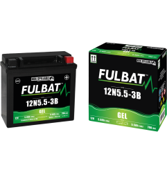 Akumulator FULBAT FUL GEL - 12N5.5-3B (Żelowy, bezobsługowy)