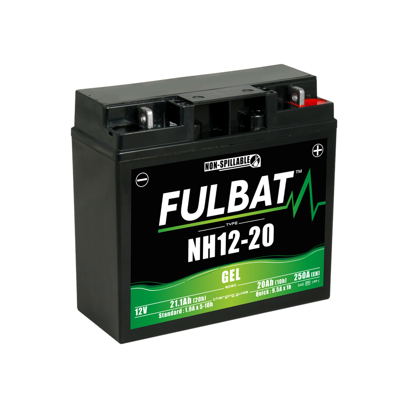 Akumulator FULBAT FUL GEL - NH12-20 (Żelowy, bezobsługowy) Akumulator FULBAT FUL GEL - NH12-20 (Żelowy, bezobsługowy)
