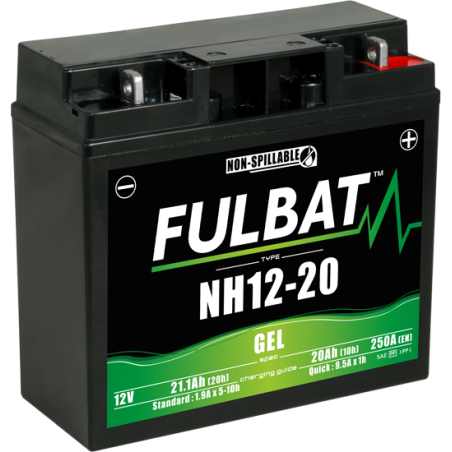 Akumulator FULBAT FUL GEL - NH12-20 (Żelowy, bezobsługowy)