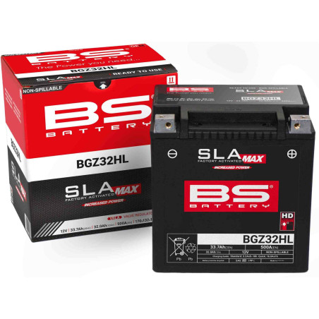 BS AKUMULATOR BGZ32HL MAX 12V 32AH 170X132X175 BEZOBSŁUGOWY - ZALANY - ZASTĘPUJE 300884