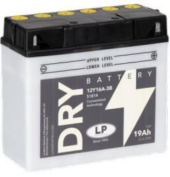 LANDPORT AKUMULATOR 12Y16A-3B (MD 12Y16A-3B) 12V 19AH (CCA 210) 186X82X171 OBSŁUGOWY - ELEKTROLIT OSOBNO (2) UE2019/1148