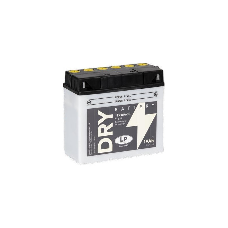 LANDPORT AKUMULATOR 12Y16A-3B (MD 12Y16A-3B) 12V 19AH (CCA 210) 186X82X171 OBSŁUGOWY - ELEKTROLIT OSOBNO (2) UE2019/1148 LANDPORT AKUMULATOR 12Y16A-3B (MD 12Y16A-3B) 12V 19AH (CCA 210) 186X82X171 OBSŁUGOWY - ELEKTROLIT OSOBNO (2) UE2019/1148