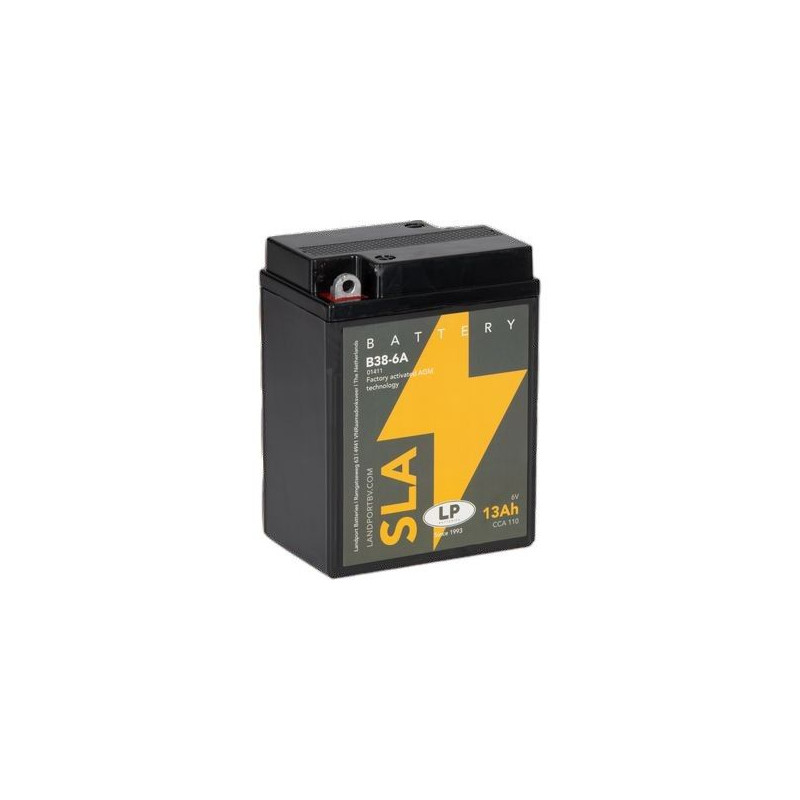 LANDPORT AKUMULATOR B38-6A SLA (MS B38-6A) 6V 13AH (CCN 110) 119X83X161 BEZOBSŁUGOWY - ZALANY (10) LANDPORT AKUMULATOR B38-6A SLA (MS B38-6A) 6V 13AH (CCN 110) 119X83X161 BEZOBSŁUGOWY - ZALANY (10)