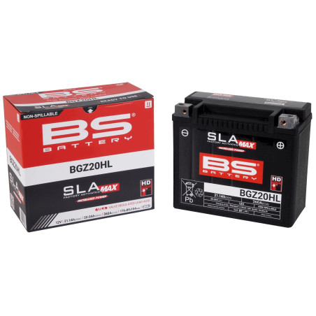 BS 2026/01 AKUMULATOR BGZ20HL MAX 12V 20AH 176X89X154 BEZOBSŁUGOWY - ZALANY - ZASTĘPUJE 300883, 300857 ORAZ 300934
