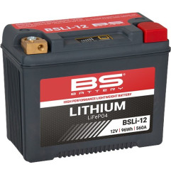 BS 2026/03 AKUMULATOR LITOWO-JONOWY ZE WSKAŹNIKIEM NAŁADOWANIA LIFEPO4 BSLI-12 (12,8V,560A,96WH,8AH)