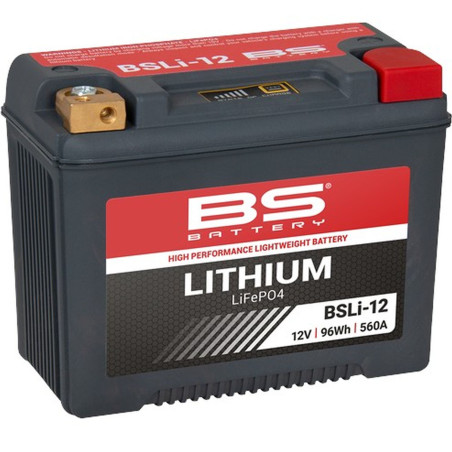 BS 2026/03 AKUMULATOR LITOWO-JONOWY ZE WSKAŹNIKIEM NAŁADOWANIA LIFEPO4 BSLI-12 (12,8V,560A,96WH,8AH)