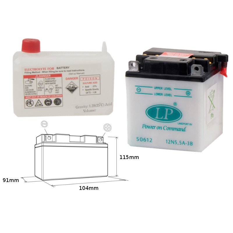 LANDPORT AKUMULATOR 12N5,5A-3B 12V 5,5AH 105X91X115 OBSŁUGOWY - ELEKTROLIT OSOBNO UE2019/1148 - WYCOFANY Z OFERTY LANDPORT AKUMULATOR 12N5,5A-3B 12V 5,5AH 105X91X115 OBSŁUGOWY - ELEKTROLIT OSOBNO UE2019/1148 - WYCOFANY Z OFERTY