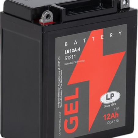 LANDPORT AKUMULATOR ŻELOWY GB12A-A (MG LB12A-4) 12V 12AH 134X80X161 BEZOBSŁUGOWY - ZALANY (5)