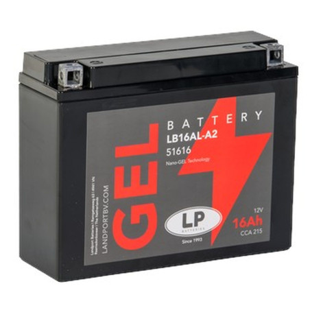 LANDPORT AKUMULATOR ŻELOWY GB16AL-A2 (MG LB16AL-A2) (YB16ALA2) 12V 16AH 205X70X162 BEZOBSŁUGOWY - ZALANY (4)