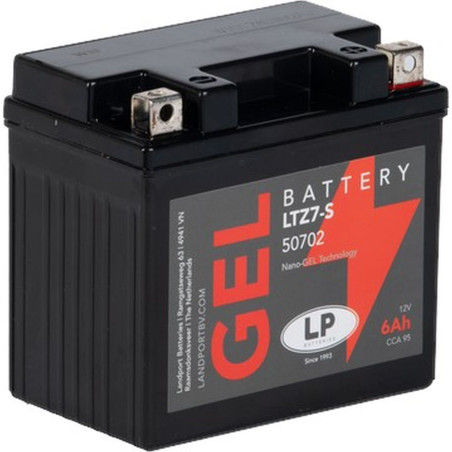 LANDPORT AKUMULATOR ŻELOWY GTZ7-S (MG LTZ7-S) 12V 6AH 113X69X105 BEZOBSŁUGOWY - ZALANY (9)