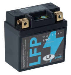 LANDPORT AKUMULATOR LITOWO-JONOWY LIFEPO4 LFP01 (ML LFP01) (92X52X90) 12,8V 2AH (25WH) - ODPOWIEDNIK OEM KTM, HUSQVARNA