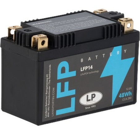 LANDPORT AKUMULATOR LITOWO-JONOWY LIFEPO4 LFP14 (ML LFP14) (134X65X92) 12,8V 4AH (YTZ10S, YTZ12S, YTZ14S) (48 WH)
