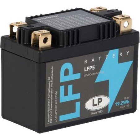 LANDPORT AKUMULATOR LITOWO-JONOWY LIFEPO4 LFP5 (ML LFP5) (107X56X85) 12,8V 1,6AH (YTX4LBS, YTX5LBS) (19,2 WH)