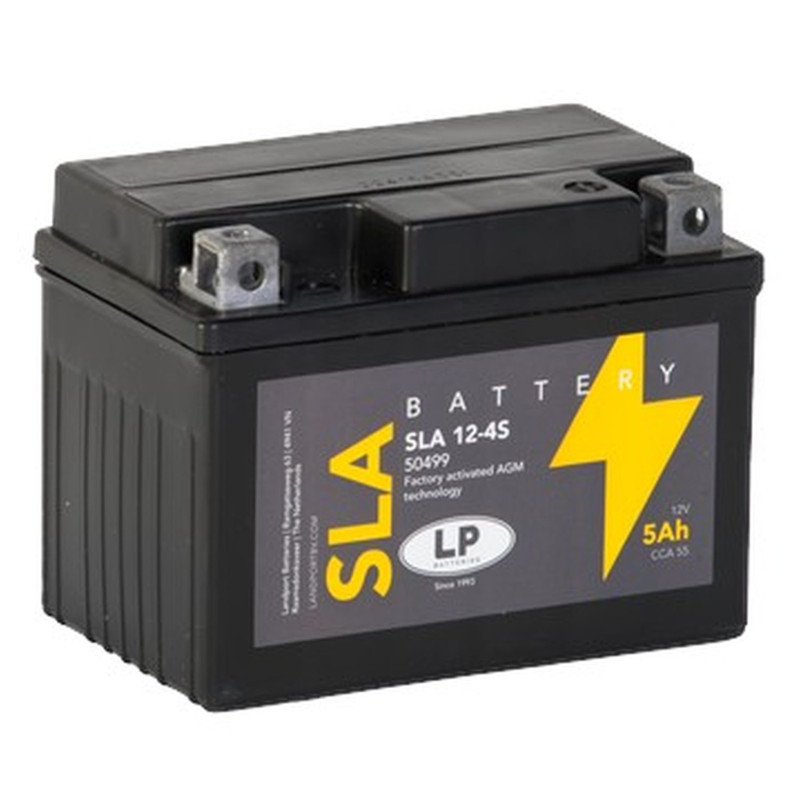 LANDPORT AKUMULATOR SLA12-4S (MS SLA 12-4S) (YTX4L-BS) 12V 5AH (113X70X85MM) BEZOBSŁUGOWY - ZALANY (10)