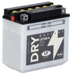 LANDPORT AKUMULATOR YB16B-A (MD LB16B-A) 12V 16AH (160X90X161) OBSŁUGOWY - ELEKTROLIT OSOBNO (2) UE2019/1148