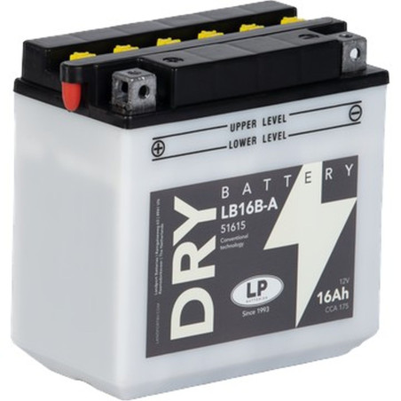 LANDPORT AKUMULATOR YB16B-A (MD LB16B-A) 12V 16AH (160X90X161) OBSŁUGOWY - ELEKTROLIT OSOBNO (2) UE2019/1148