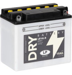 LANDPORT AKUMULATOR YB16L-B (MD LB16L-B) 12V 19AH 175X100X155 OBSŁUGOWY - ELEKTROLIT OSOBNO (2) UE2019/1148