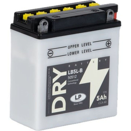 LANDPORT AKUMULATOR YB5L-B (MD LB5L-B) 12V 5AH 120X61X130 (12N5-3B) OBSŁUGOWY - ELEKTROLIT OSOBNO (6) UE2019/1148