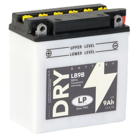 LANDPORT AKUMULATOR YB9-B (MD LB9B) 12V 9AH 135X75X139 (12N9-4B-1) OBSŁUGOWY - ELEKTROLIT OSOBNO (6) UE2019/1148