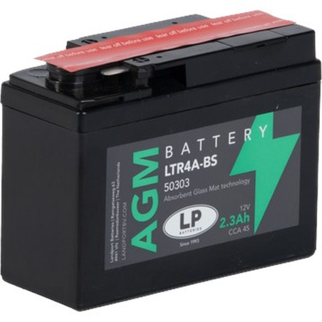 LANDPORT AKUMULATOR YTR4A-BS (MA LTR4A-BS) 12V 2,3AH 113X48X85 BEZOBSŁUGOWY - ELEKTROLIT OSOBNO (12) UE2019/1148