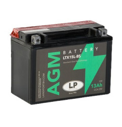 LANDPORT AKUMULATOR YTX15L-BS (MA LTX15L-BS) 12V 13AH 175X87X130 BEZOBSŁUGOWY - ELEKTROLIT OSOBNO (2) UE2019/1148