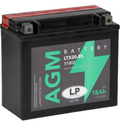 LANDPORT AKUMULATOR YTX20-BS 12V 18AH 175X87X155 BEZOBSŁUGOWY - ELEKTROLIT OSOBNO UE2019/1148 - ZASTĘPUJE YTX20HBS L
